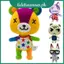 Stockanimal Stitches Crossing Bob Marshal Raymond 8 "Đồ chơi nhồi bông hình búp bê