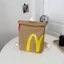 Golden Arches Ba Lô KFC Túi Giấy Ba Lô Nữ Ba Lô Dung Tích Lớn Sinh Viên Đại Học Lớp Thường Ng