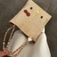 Phim hoạt hình dễ thương mèo Kitty ống hút túi tote kỳ nghỉ hè túi đeo vai di động đi lại túi