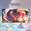 Playmat Mushu TCG Lorcana Stitched Edges Trading Card Gaming Pad 350x600x2mm
