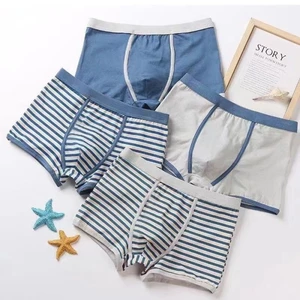 quần lót boxer cotton nguyên chất dành cho bé trai thoáng khí Quần lót bé trai cỡ nhỏ, vừa và lớ