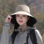 Mũ chống nắng nữ thông thường Uv có vành rộng có thể gập lại để cắm trại và du lịch ngoài trời