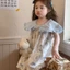 Bé Gái Cotton Mùa Hè Ve Áo Váy Hoa Bé Gái Không Tay Dễ Thương Kiểu Phương Tây Tank Top Đầm Cô