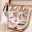 Giày sandal nữ mùa hè đế dày 6cm đế mềm hở mũi La Mã