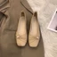 Giày nữ da thật mềm, giày đế dày, giày mũ len nữ đế Oxford cao cấp, giày lười slip-on