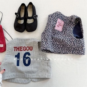 kiểu vest mới cho bé trai và bé gái mặc ngoài mùa xuân, áo ghi lê thời trang trẻ em, áo khoác ng