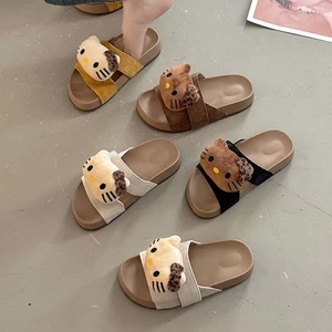 đôi dép sandal hoạt hình dễ thương cho nữ đi mùa hè đế dày đế mềm nhẹ nhàng sang trọng dép xỏ ng