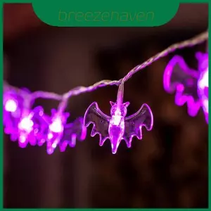 Đèn Led dây Halloween ma thuật nhấn mạnh với bí ngô sống động Nhện bộ xương để trang trí cửa sổ kỳ quái
