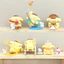 Hộp mù Pudding cho chó Pvc Bộ sưu tập các nhân vật để trang trí bàn làm việc và