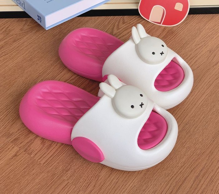 Dép Đế Dày Cho Nữ Mùa Hè Dễ Thương Miffy Thỏ Ngoài Trời Mặc Nhà Trong Nhà EVA Đế Mềm Xăng Đan Ch