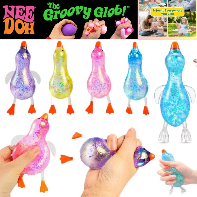 2 Chiếc Ngộ nghĩnh Maltose Nhiều Màu Sắc Vịt Cực Quang Bóp Đồ Chơi Mềm Mại Động Vật Dễ Thương Giảm Căng Thẳng Giải Nén Đồ Chơi Co Giãn Cho Người Lớn Và Trẻ Em Quà Tặng