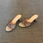 Giày sandal cao gót nơ mới, giày cao gót hở mũi dày, dép khí chất Pháp, dép xỏ ngón bên ngoài