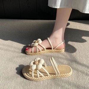 Roman Sandals Womens Summer Soft Soled Beach Flip Flops
