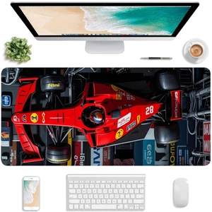 1 PC 11,81 * 31,49 Inch Đua Xe Ô Tô Chụp Ảnh Hiện Đại Miếng Lót Chuột Cực Lớn Với Bề Mặt Vải Mịn Chống Trơn Trượt Để Theo Dõi Chính Xác, Thoải Mái Cho Cổ Tay