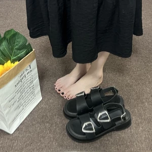 Open-toe Sandals For Women To Go Out, Versatile Age-reducing Fashion Shoes, Thick-soled Waterpro