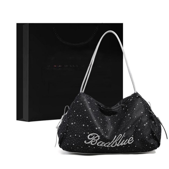 Túi tote canvas dung tích lớn phong cách lười biếng dành cho nữ mới đi làm túi xách đeo vai n