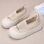 Feiwei Baotou Đế Dày Rỗng Lưới Thoáng Khí Giày Nữ Thời Trang Mùa Hè Giày Slip-on Tăng Chiều Cao Già