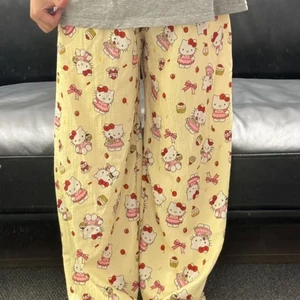 Mới Hello Kitty Cloud Quần Âu Nữ Lười Đi Bộ Quần Chống Muỗi Quần Rời Bộ Đồ Ngủ Mặc Ở Nhà