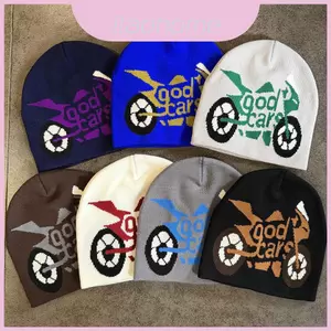 Mũ dệt kim lấy cảm hứng từ Hip Hop với phong cách cao cấp và thêu chữ cho mùa thu đông
