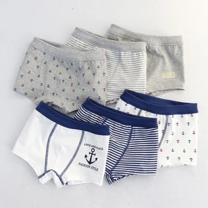 Quần lót boxer trẻ em không huỳnh quang dòng Nhật Bản dành cho bé trai Quần lót boxer cotton ngu