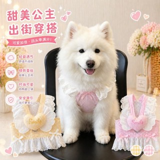 [Hàng có sẵn] Bộ dây xích lưng ngực dễ thương thoáng khí mát mùa hè cho mèo 1-9kg