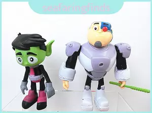 Teen Titans Đi Xem Phim Robin Cyborg Beast Boy Raven Nhân Vật Hành Động 7 Bộ Với Tay Nghề Thủ Công Chất Lượng Cao Cấp