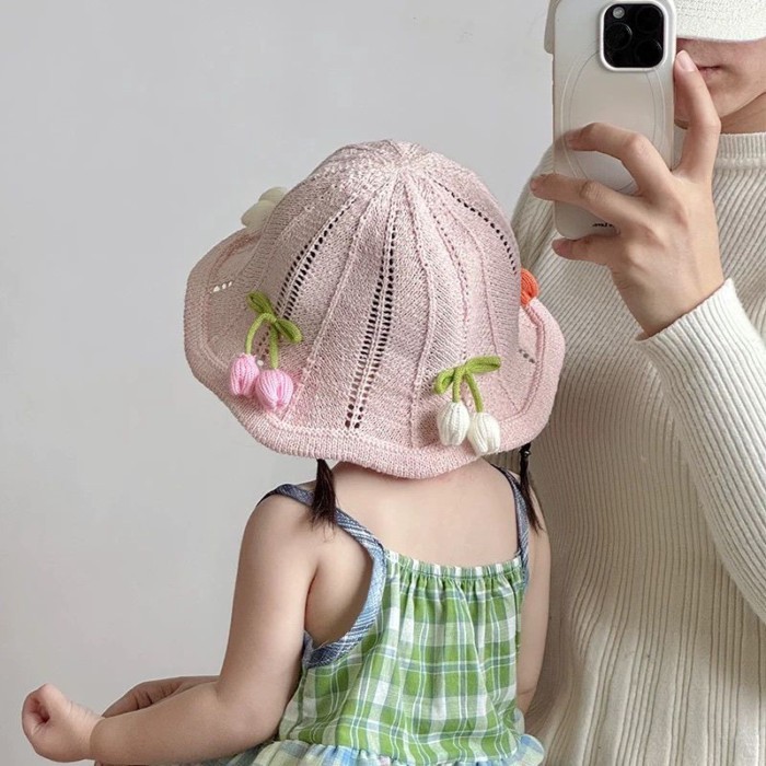Baby Hat Spring And Summer Straw Hat Korean Style Western Princess Hat Infant And Toddler Tra