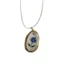 Vòng cổ mặt dây chuyền hoa xanh bằng thép không gỉ với thiết kế hợp thời trang cho nữ mùa hè
