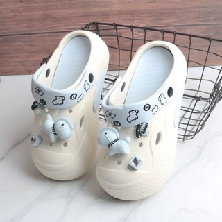 Dong Dong Cute Cartoon Non-slip Pony Summer Shoes For Women For Indoor And Outdoor Thick Sole