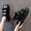 Giày sandal thể thao nữ, giày nhẹ nhàng xuân hè, giày La Mã đế dày đa năng, giày đi biển