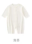 Áo liền quần cho bé mùa xuân hè cotton mỏng loại A không xương sơ sinh bên trong mặc thoáng k