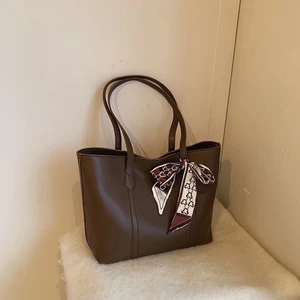 Túi tote cao cấp sức chứa lớn đa năng mới cao cấp cổ điển sinh viên đại học kết cấu giản dị m