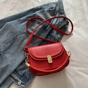 xu hướng tiên tiến túi đơn giản phong cách mới 202 niche đơn vai retro yên ngựa túi xách đa năng