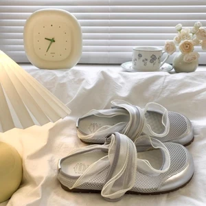 Bao Đầu Nửa Dép Nữ Mùa Hè Lưới Mới Huấn Luyện Đạo Đức Giày Đế Dày Thoáng Khí Dép Và Dép
