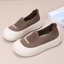 Feiwei Baotou Đế Dày Rỗng Lưới Thoáng Khí Giày Nữ Thời Trang Mùa Hè Giày Slip-on Tăng Chiều Cao Già