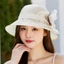 Mũ chống nắng phong cách Pháp thanh lịch có họa tiết hoa ren cho nữ mặc ngoài trời