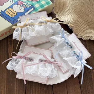 mùa hè mới ren ngọt ngào nơ tóc trẻ em thẻ công chúa lolita phụ kiện tóc ngọt ngào
