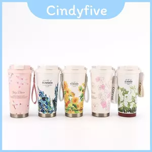 Bộ đồ uống cách nhiệt họa tiết hoa mùa hè Lilium có tùy chọn dành cho doanh nghiệp và quà tặng cá nhân