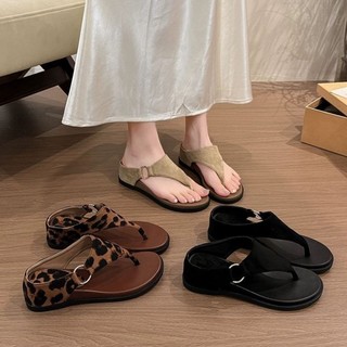 Retro Inner Heightening Thick-soled Flip-flops Flip-flops For Women Summer Outer Wear New Style