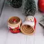 Bộ búp bê ông già Noel làm tổ bằng gỗ với trang trí ngày lễ Giáng sinh và tối giản hiện đại cho phong cách quà tặng
