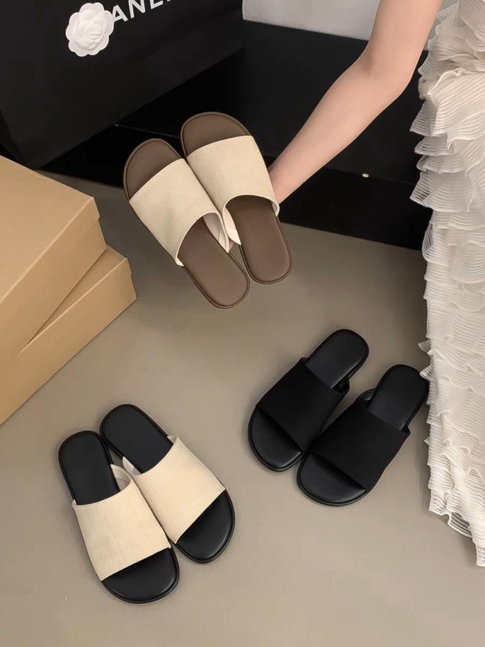 Xăng đan đế mềm bện Xiaoxiangfeng dành cho áo khoác ngoài mùa hè của nữ Dép đi biển một dây hở m