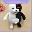 Búp bê gấu nhồi bông 14 "dễ thương Monokuma từ Danganronpa Đồ chơi sang trọng mềm mại và có thể xếp nếp