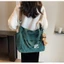 Túi tote sức chứa lớn theo phong cách retro mùa thu đông dành cho phụ nữ có ngoại hình ưa nhì