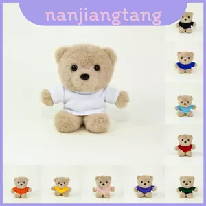 Móc khóa sang trọng mềm hình gấu bông có in hình cho trẻ em và người lớn