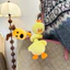 Búp bê nhồi bông vịt cổ dài hoạt hình Đồ chơi mềm cho trẻ em và quà tặng trang trí