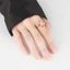 Nhẫn Hoa Đồng Thanh Lịch Với Đá Zircon Dành Cho Nữ Thời Trang Và Giảm Căng Thẳng
