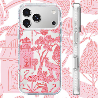 Ốp Lưng Acrylic Màu Tương Thích Cho IPhone 15 16 PLUS 11 12 13 14 15 16 17 Pro Max Ốp Lưng Bodil Jane Hồng Cheetah Họa Tiết 17Air Cover Cứng Chống Sốc Vỏ Hộp