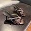 Giày sandal nữ đẹp, giày cao gót, giày cao gót mũi vuông đính đá, sandal màu da cho nữ