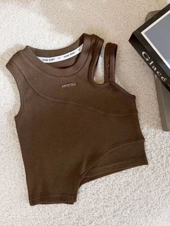 Bộ vest vest phong cách ngọt ngào mát mẻ mùa hè mới dành cho bé gái Bộ hai mảnh quần ống rộng