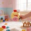 Chiên Donut Sumikkogurashi Tôm Sang Trọng Móc Khóa Đồ Chơi Có Họa Tiết Tóc Ngắn Để Chơi Trẻ Em
